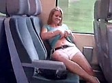 Female Masturbation 85 :: I dared her to masturbate on the train while I filmed it